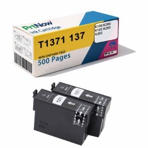 Ink Compatible with Epson 137 Ink Cartridge K105 K200 K100 K305 Printers T1371-PrtNow