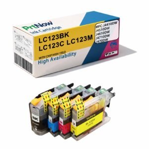 Suitable for Brother MFC-J4610DW J4710DW J470DW J6920DW All-in-One Printer Ink Cartridge LC123BK
