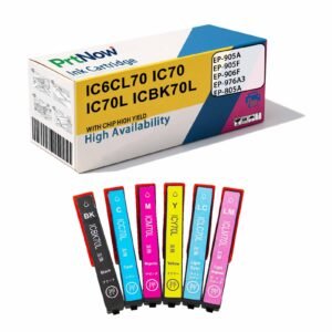 Compatible with EPSON IC70 IC6CL70L Ink Cartridge EP-905A/905F/906F/805A Ink Cartridge ICBK70