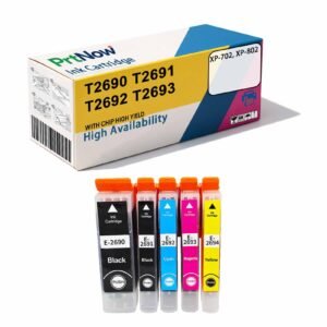Compatible with Epson EPSON XP-702 XP-802 Printer Ink Cartridges 269 T2690 T2691