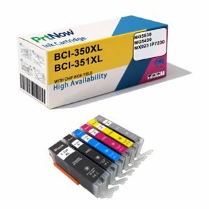Compatible with Canon CANON BCI-350 BCI-351 Ink Cartridges, Ink Cartridges for ip7230 ip8730 Printers