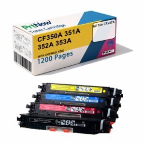 Compatible with HP M177fw toner cartridge, m177, M176n ink cartridge, color, 130A toner, CF350A drum