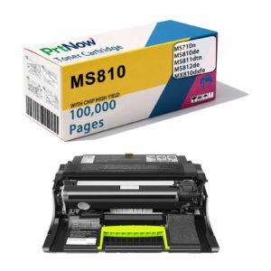 Compatible with 52D0Z00 Lexmark MS810 Drum Unit, MS710n Toner Cartridge, MX812de Imaging Drum, MX717 718DE