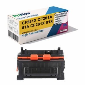 Compatible with CF281A HP M630dn toner cartridge, m605dh printer ink cartridge, M606x toner, M604n ink, HP81-PrtNow