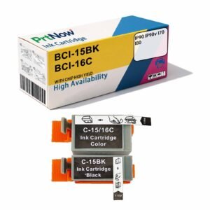 Compatible with Canon Canon IP90 Ink Cartridge BCI-15BK 16C iP90v i70 i80 Printers