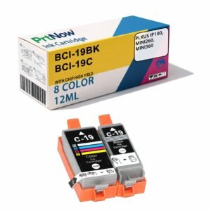 Suitable for CANON PLXUS IP100 iP110 MINI260 MINI360 Ink Cartridges BCI-19BK-PrtNow