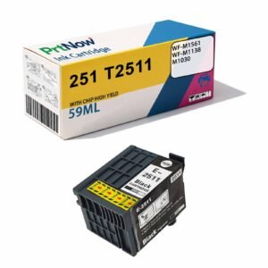Compatible with Epson T251 Ink Cartridge for Epson WF-M1561 M1138 M1030 Printer Ink Cartridge T2511