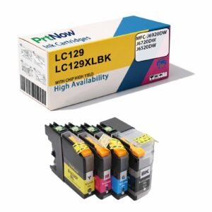 Compatible with Brother LC129XL LC125 Ink Cartridge for MFC-J6920DW J6520DW Printer Ink Cartridge