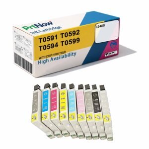 Compatible ink for EPSON R2400 printer cartridges T0591 T0592 T0594 T0599 alternative ink-PrtNow