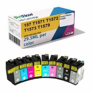 Compatible with Epson R3000 Printer Ink Cartridges 157 T1571 T1572 T1573 T1579