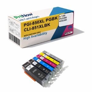 Compatible with Canon PGI-850 CLI-851 MG7580 IX6880 MG7180 IX6780 Ink Cartridges-PrtNow