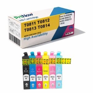 Compatible with Epson T0811 T0816 Stylus Photo 1410 Inkjet Printer Cartridge-PrtNow