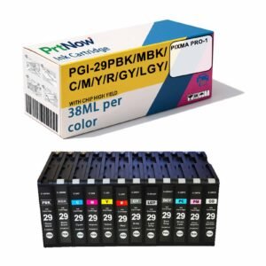 Compatible Canon PIXMA Pro-1 Printer Cartridge PGI-29 Pro1 Ink Cartridge Pigment Ink-PrtNow