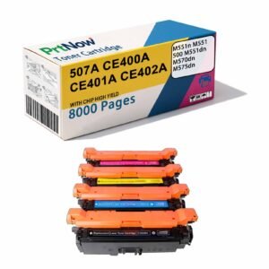 Compatible with HP 507A toner cartridge, HP M551 500, M551dn, m570dn, m575dn ink cartridge CE400A