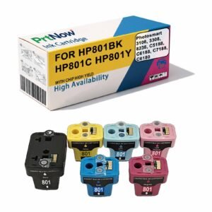 Compatible with HP801 Ink Cartridge HP 3108 3308 8238 C5188 C7188 C6180 Printer Ink Cartridge