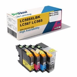 Compatible with Brother MFC-J3520 J3720 All-in-One Printer Ink Cartridges LC569XL LC565 LC567