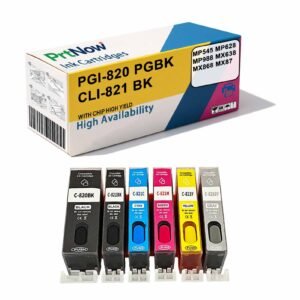 Compatible Canon PGI-820 CLI-821 Ink Tank Cartridges for MP545 MP628 MP988 Printers Ink Cartridges