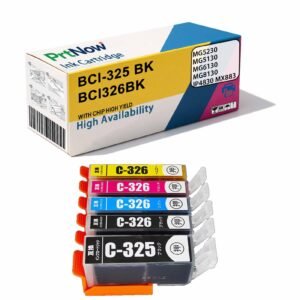 Compatible with Canon CANON BCI-325 PGBK BCI-326BK/C/M/Y Inkjet Printer Cartridges