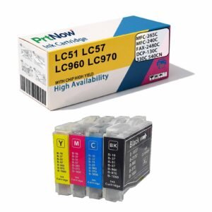 Suitable for Brother MFC-265C 230C MFC-240C FAX-2480C Ink Cartridge LC960 LC970