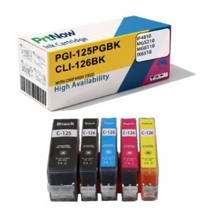 Compatible with Canon CANON PGI-125BK CLI-126 Ink Cartridge IP4810 MG5210 Printer Ink Cartridge-PrtNow