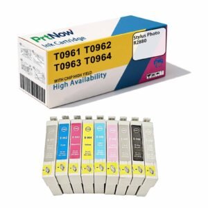 Compatible with Epson EPSON Stylus Photo R2880 Printer Ink Cartridges T0961-T0969-PrtNow