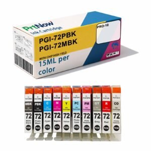 Compatible with Canon CANON PGI-72 Ink Cartridge PRO-10 Printer pro10PGI-72PBK Ink