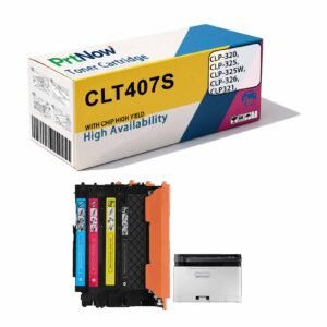 Compatible with CLT-K407 Samsung 326 toner cartridge, CLX-3186 printer toner cartridge, 3185fw toner, 325 ink, 3285 toner-PrtNow