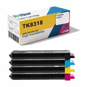 Compatible with Kyocera TK8318 2550 toner cartridge for Kyocera TASKalfa 2550ci color copier toner cartridge