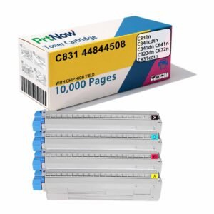 Compatible with OKI C831DM toner cartridge, C841cdtn printer ink cartridge, C822dn ink cartridge, 44844508 toner cartridge