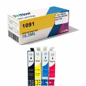 Jianfeng Compatible with Epson EPSON T1091 Ink Cartridge ME30 ME300 ME360 ME1100 Ink Bottle