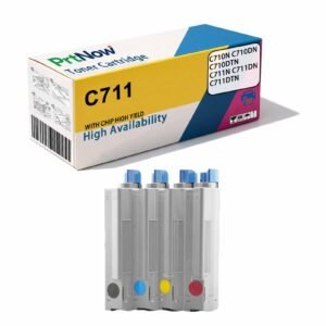 Compatible with OKI C711 toner cartridge, C710DN toner cartridge, OKI C711DTN color laser medical printer toner powder-PrtNow