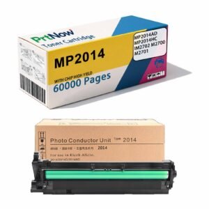 Compatible with Ricoh 842128 MP2014AD toner cartridge, M2701 drum unit, M2700 drum frame, M2700 drum component, IM2702 imaging drum