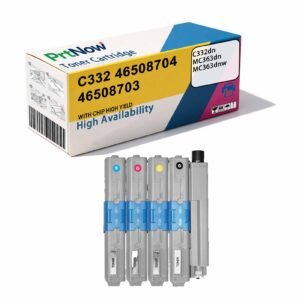 Compatible with OKI C332dn toner cartridge MC363dnw color printer toner cartridge 46508704 toner powder 46508712