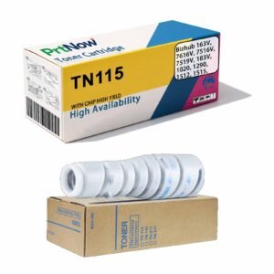 Compatible with Minolta TN115 toner cartridge, 163V toner powder, 7616 Di152 printer toner cartridge, 1611, 1518