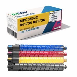 Compatible Ricoh C3502 toner cartridge, MP C3002 copier toner cartridge, Kyocera DSC1230 toner powder cartridge