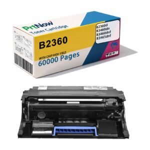 Compatible with Dell B2360d Drum Unit, Dell B3460 Imaging Drum Component, Dell B3465dnf Toner Cartridge-PrtNow