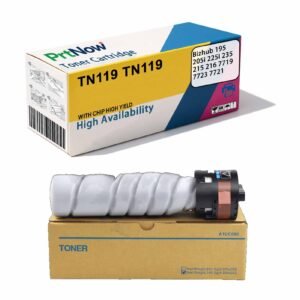 Compatible with Minolta TN119 toner for 185e, 195, 184, 215, 235, 7719, 7723 ink cartridges, 205i toner cartridge