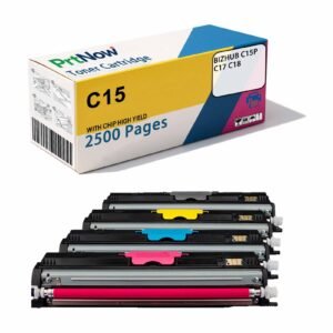 Jianfeng Compatible with Minolta C15P toner cartridge Konica Minolta bizhub C15P C17 C18 toner powder