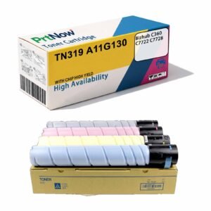 Compatible with Konica Minolta TN319, Metz C360 toner cartridge, bizhub C7728 copier toner cartridge A11G130 toner powder