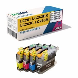 Compatible with Brother LC263 LC261 Ink Cartridges MFC-J480DW All-in-One Printer Ink Cartridge