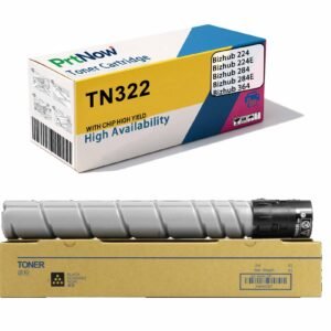 Compatible with Minolta TN322 364e toner cartridge, Konica Minolta Bizhub 224 toner cartridge, Konica Minolta 284 copier toner cartridge, and toner powder