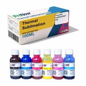 Hongsheng Hongmei Sublimation Transfer Ink for Coffee Mugs and Mouse Pads, Fiber Surface Sublimation Ink, 6 Packs Free Shipping