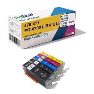 Compatible with CANON PGI-470XL CLI-471XL MG5740 MG7740 TS5040 TS8040 Ink Cartridges-PrtNow