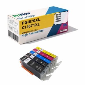 Compatible with CANON TS5060 TS6060 TS8060 TS9060 Ink Cartridges PGI670XL CLI671XL