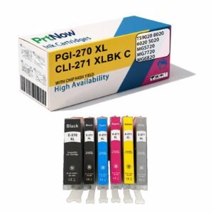 Compatible with Canon TS9020 8020 6020 5020 MG5720 MG7720 MG6820 Ink Cartridges PGI270-PrtNow