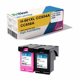 Colorino Compatible with HP 901 901XL Ink Cartridge for Printers J4524 J4550 J4580 J4660 J4680