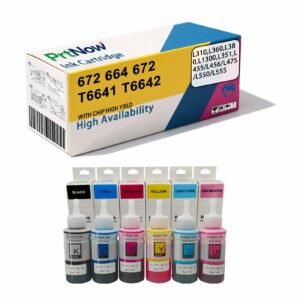 Compatible with Epson 672 Ink Cartridge L310 L360 L380 L1300 L351 Continuous Ink Supply System Filling Ink T6721