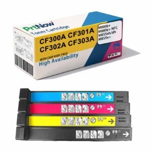 Compatible with CF300A HP M880z toner cartridge + NFC color printing ink cartridge hp827A toner CF301A drum