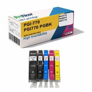Compatible with Canon PGI-770PGBK CLI-771 MG5770 MG7770 TS5070 TS6070 Ink Cartridges
