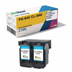 Compatible with Canon PG845 Ink Cartridge 846 TS3180 MX498 MG2400 MG2580 2980 TS208